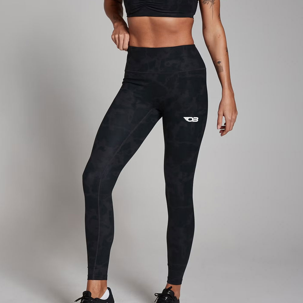 Abstract Leggings – Black