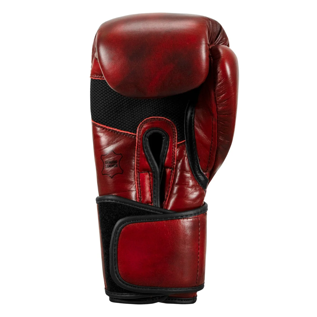 Boxing Blood Red Leather Training Boxing Gloves - Image 2