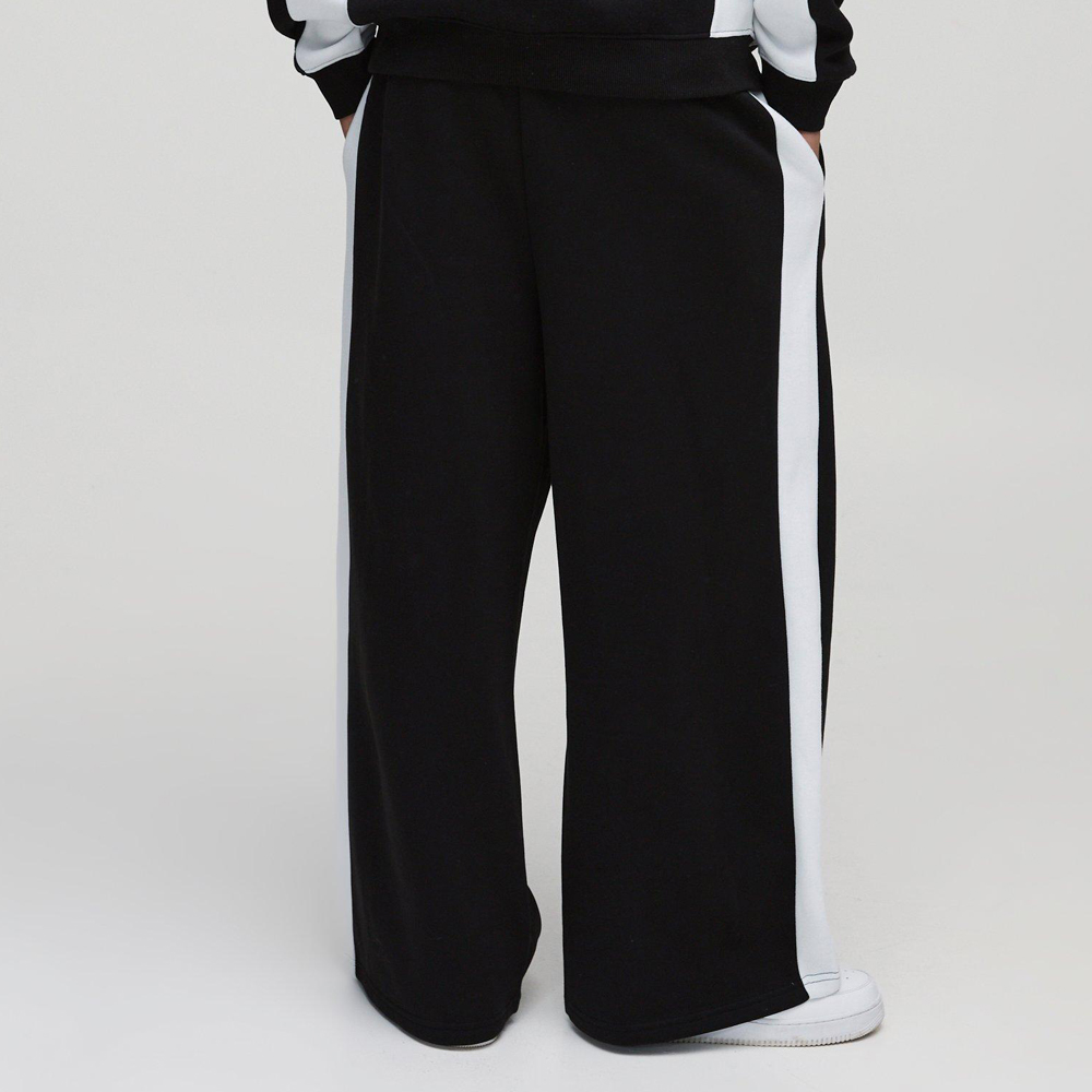 Extreme Wide Leg Man Colour Block Joggers