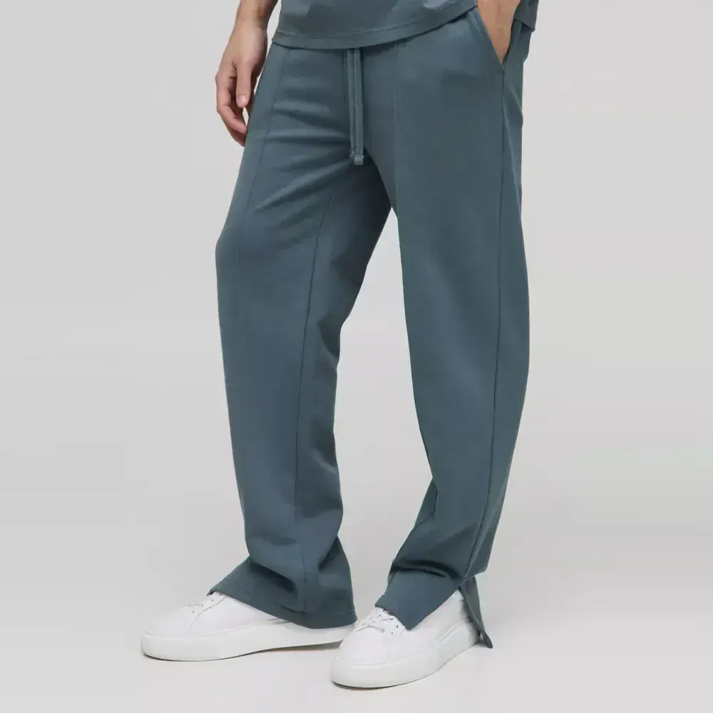 Relaxed Edizione Heavyweight Pintuck Split Hem Joggers